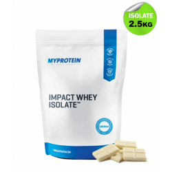 Myprotein Impact Whey Isolate 2.5kg/5lb - 100 Serving - White Chocolate